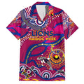 Custom NAIDOC Week 2024 Lions Hawaiian Shirt Aboriginal Animals Keep The Fire Burning