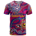 Custom NAIDOC Week 2024 Lions T Shirt Aboriginal Animals Keep The Fire Burning