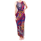 Custom NAIDOC Week 2024 Lions Tank Maxi Dress Aboriginal Animals Keep The Fire Burning