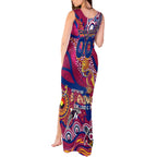 Custom NAIDOC Week 2024 Lions Tank Maxi Dress Aboriginal Animals Keep The Fire Burning