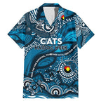 Custom NAIDOC Week 2024 Blues Family Matching Mermaid Dress and Hawaiian Shirt Aboriginal Animals Keep The Fire Burning