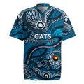 Custom NAIDOC Week 2024 Blues Rugby Jersey Aboriginal Animals Keep The Fire Burning