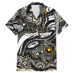 Custom NAIDOC Week 2024 Magpies Family Matching Mermaid Dress and Hawaiian Shirt Aboriginal Animals Keep The Fire Burning