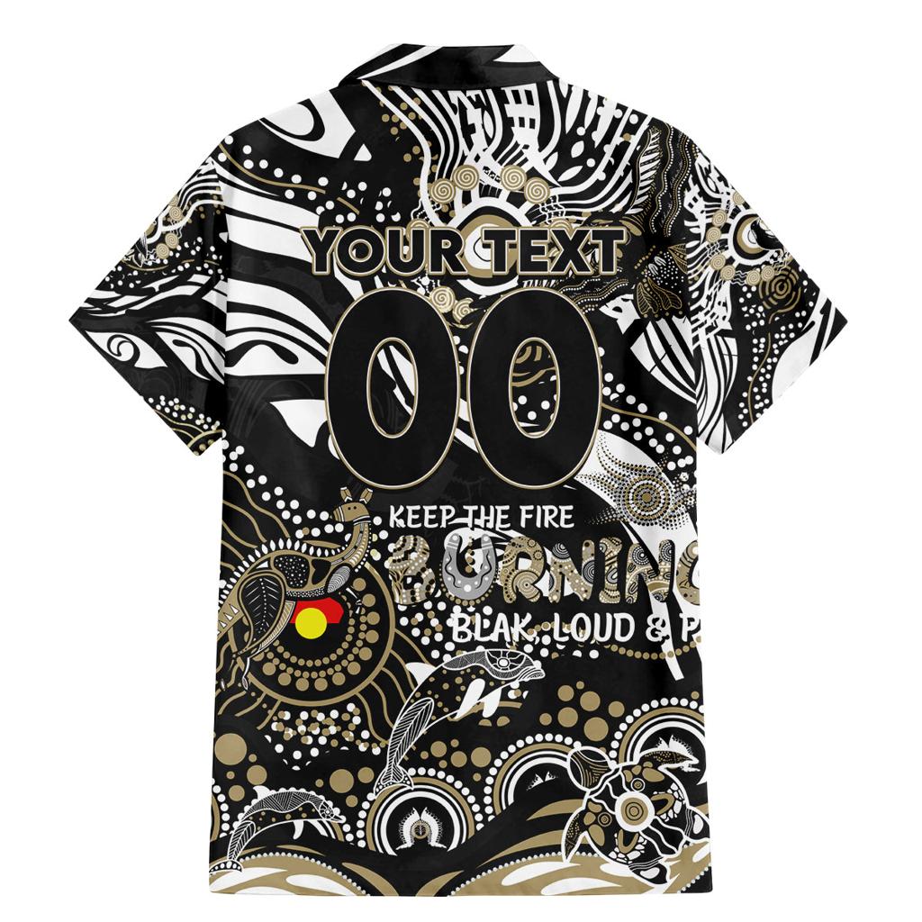 Custom NAIDOC Week 2024 Magpies Family Matching Mermaid Dress and Hawaiian Shirt Aboriginal Animals Keep The Fire Burning