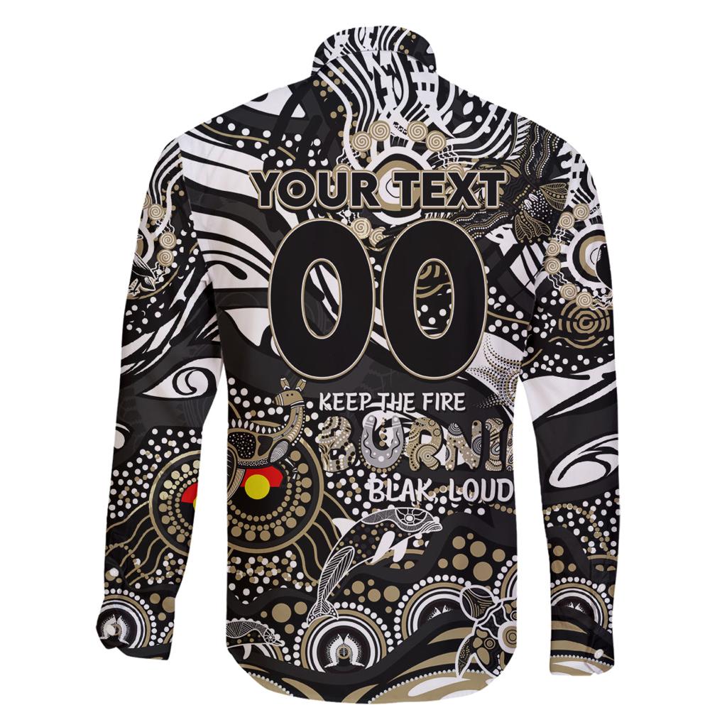 Custom NAIDOC Week 2024 Magpies Family Matching Summer Maxi Dress and Hawaiian Shirt Aboriginal Animals Keep The Fire Burning