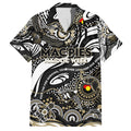 Custom NAIDOC Week 2024 Magpies Hawaiian Shirt Aboriginal Animals Keep The Fire Burning