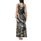 Custom NAIDOC Week 2024 Magpies Tank Maxi Dress Aboriginal Animals Keep The Fire Burning