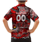 Custom NAIDOC Week 2024 Bombers Family Matching Mermaid Dress and Hawaiian Shirt Aboriginal Animals Keep The Fire Burning