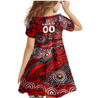 Custom NAIDOC Week 2024 Bombers Family Matching Mermaid Dress and Hawaiian Shirt Aboriginal Animals Keep The Fire Burning