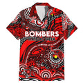 Custom NAIDOC Week 2024 Bombers Family Matching Mermaid Dress and Hawaiian Shirt Aboriginal Animals Keep The Fire Burning