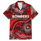 Custom NAIDOC Week 2024 Bombers Family Matching Tank Maxi Dress and Hawaiian Shirt Aboriginal Animals Keep The Fire Burning