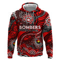 Custom NAIDOC Week 2024 Bombers Hoodie Aboriginal Animals Keep The Fire Burning