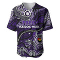 Custom NAIDOC Week 2024 Freo Baseball Jersey Aboriginal Animals Keep The Fire Burning