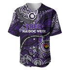 Custom NAIDOC Week 2024 Freo Baseball Jersey Aboriginal Animals Keep The Fire Burning