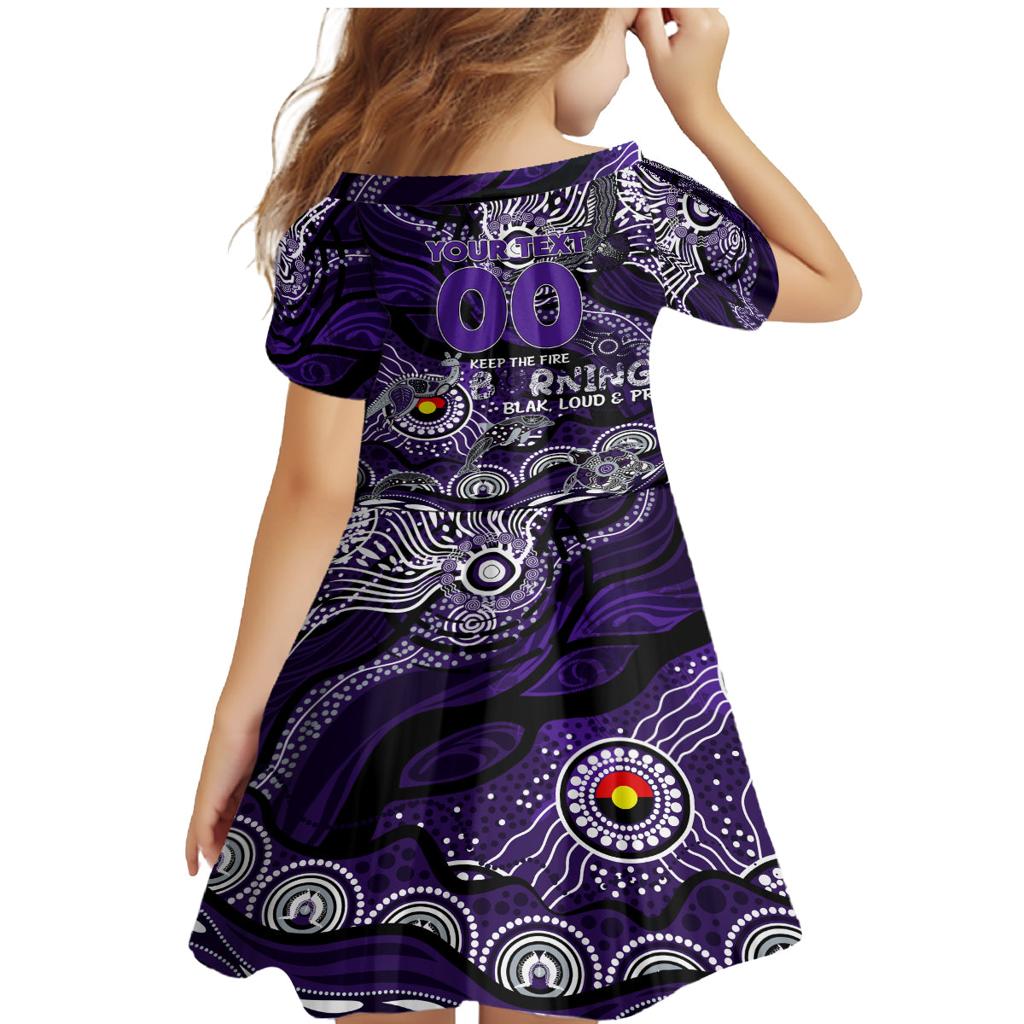 Custom NAIDOC Week 2024 Freo Family Matching Mermaid Dress and Hawaiian Shirt Aboriginal Animals Keep The Fire Burning