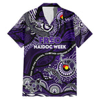 Custom NAIDOC Week 2024 Freo Family Matching Mermaid Dress and Hawaiian Shirt Aboriginal Animals Keep The Fire Burning