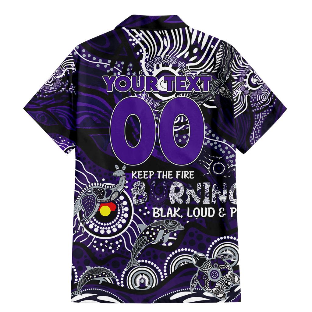 Custom NAIDOC Week 2024 Freo Family Matching Mermaid Dress and Hawaiian Shirt Aboriginal Animals Keep The Fire Burning