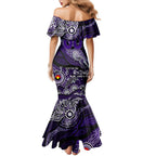 Custom NAIDOC Week 2024 Freo Family Matching Mermaid Dress and Hawaiian Shirt Aboriginal Animals Keep The Fire Burning