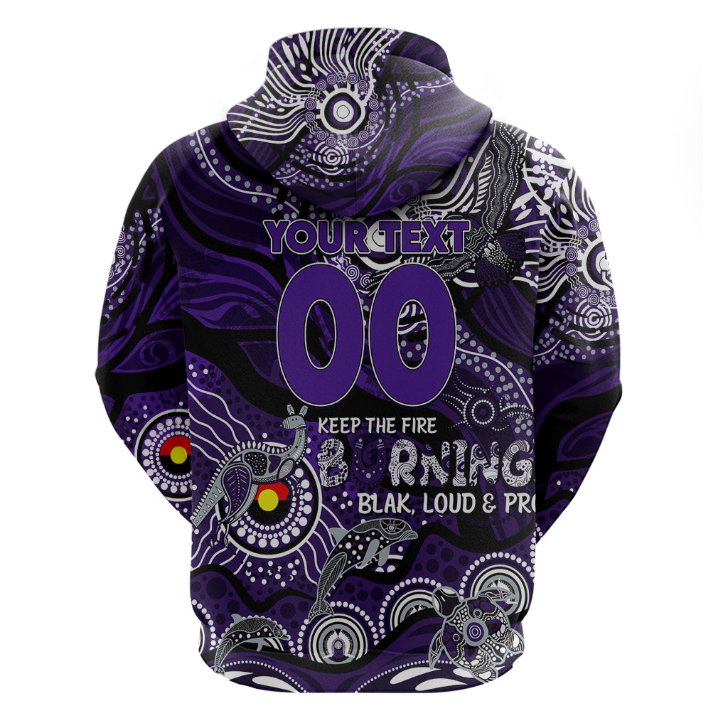 Custom NAIDOC Week 2024 Freo Hoodie Aboriginal Animals Keep The Fire Burning