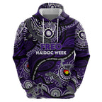 Custom NAIDOC Week 2024 Freo Hoodie Aboriginal Animals Keep The Fire Burning