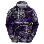 Custom NAIDOC Week 2024 Freo Hoodie Aboriginal Animals Keep The Fire Burning