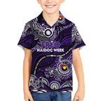 Custom NAIDOC Week 2024 Freo Kid Hawaiian Shirt Aboriginal Animals Keep The Fire Burning