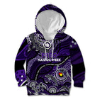 Custom NAIDOC Week 2024 Freo Kid Hoodie Aboriginal Animals Keep The Fire Burning