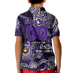 Custom NAIDOC Week 2024 Freo Kid Polo Shirt Aboriginal Animals Keep The Fire Burning