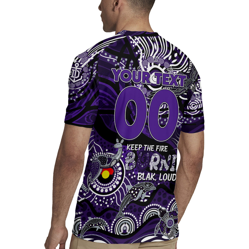 Custom NAIDOC Week 2024 Freo Rugby Jersey Aboriginal Animals Keep The Fire Burning