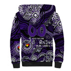 Custom NAIDOC Week 2024 Freo Sherpa Hoodie Aboriginal Animals Keep The Fire Burning