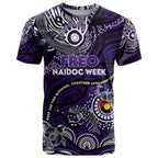 Custom NAIDOC Week 2024 Freo T Shirt Aboriginal Animals Keep The Fire Burning