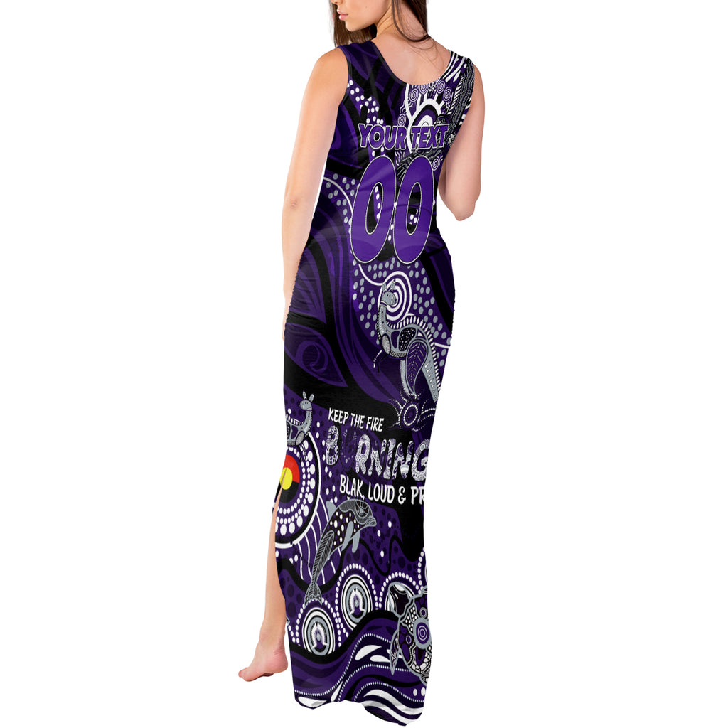 Custom NAIDOC Week 2024 Freo Tank Maxi Dress Aboriginal Animals Keep The Fire Burning