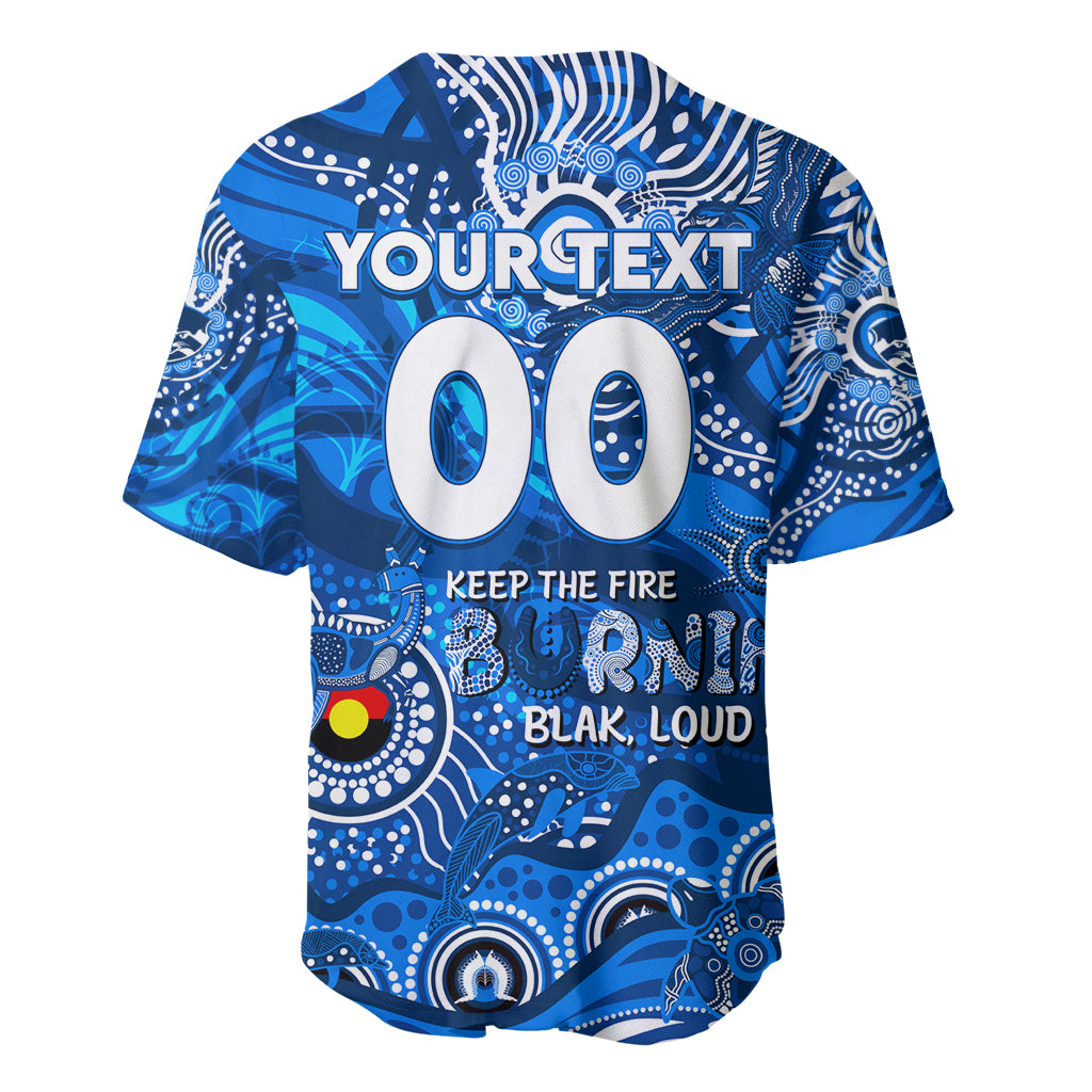 Custom NAIDOC Week 2024 Cats Baseball Jersey Aboriginal Animals Keep The Fire Burning