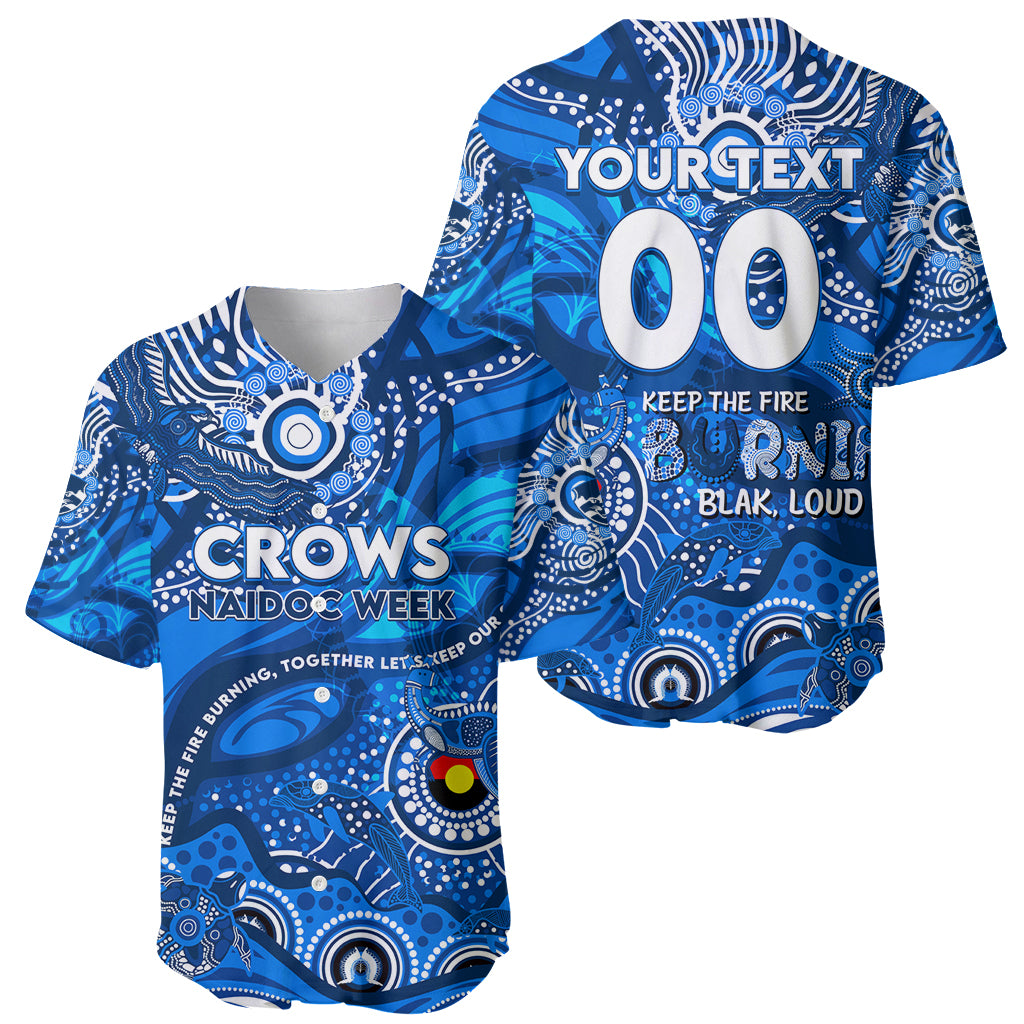 Custom NAIDOC Week 2024 Cats Baseball Jersey Aboriginal Animals Keep The Fire Burning