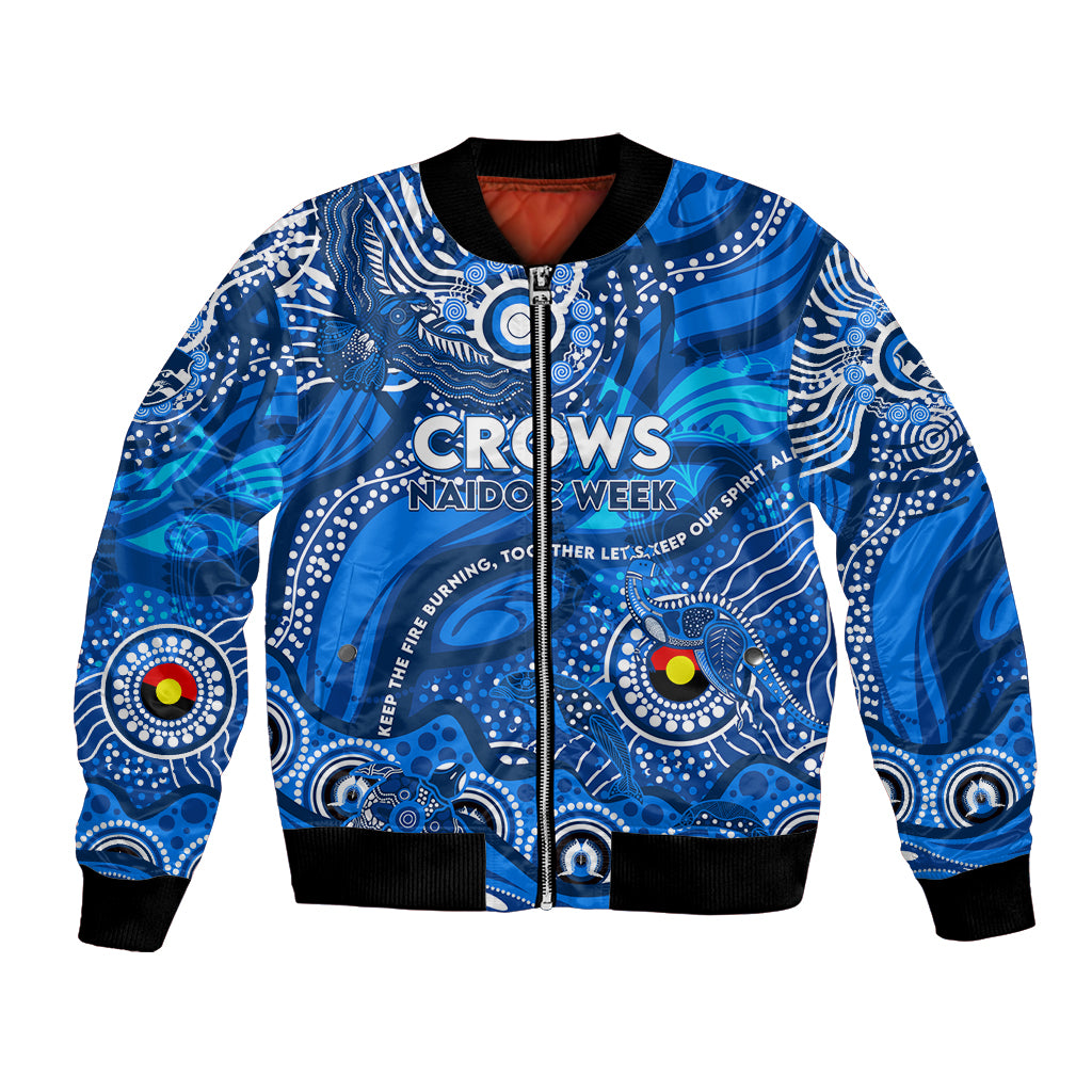 Custom NAIDOC Week 2024 Cats Bomber Jacket Aboriginal Animals Keep The Fire Burning