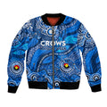 Custom NAIDOC Week 2024 Cats Bomber Jacket Aboriginal Animals Keep The Fire Burning