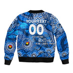 Custom NAIDOC Week 2024 Cats Bomber Jacket Aboriginal Animals Keep The Fire Burning