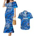 Custom NAIDOC Week 2024 Cats Couples Matching Mermaid Dress and Hawaiian Shirt Aboriginal Animals Keep The Fire Burning