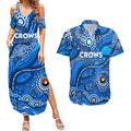 Custom NAIDOC Week 2024 Cats Couples Matching Summer Maxi Dress and Hawaiian Shirt Aboriginal Animals Keep The Fire Burning
