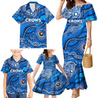 Custom NAIDOC Week 2024 Cats Family Matching Mermaid Dress and Hawaiian Shirt Aboriginal Animals Keep The Fire Burning