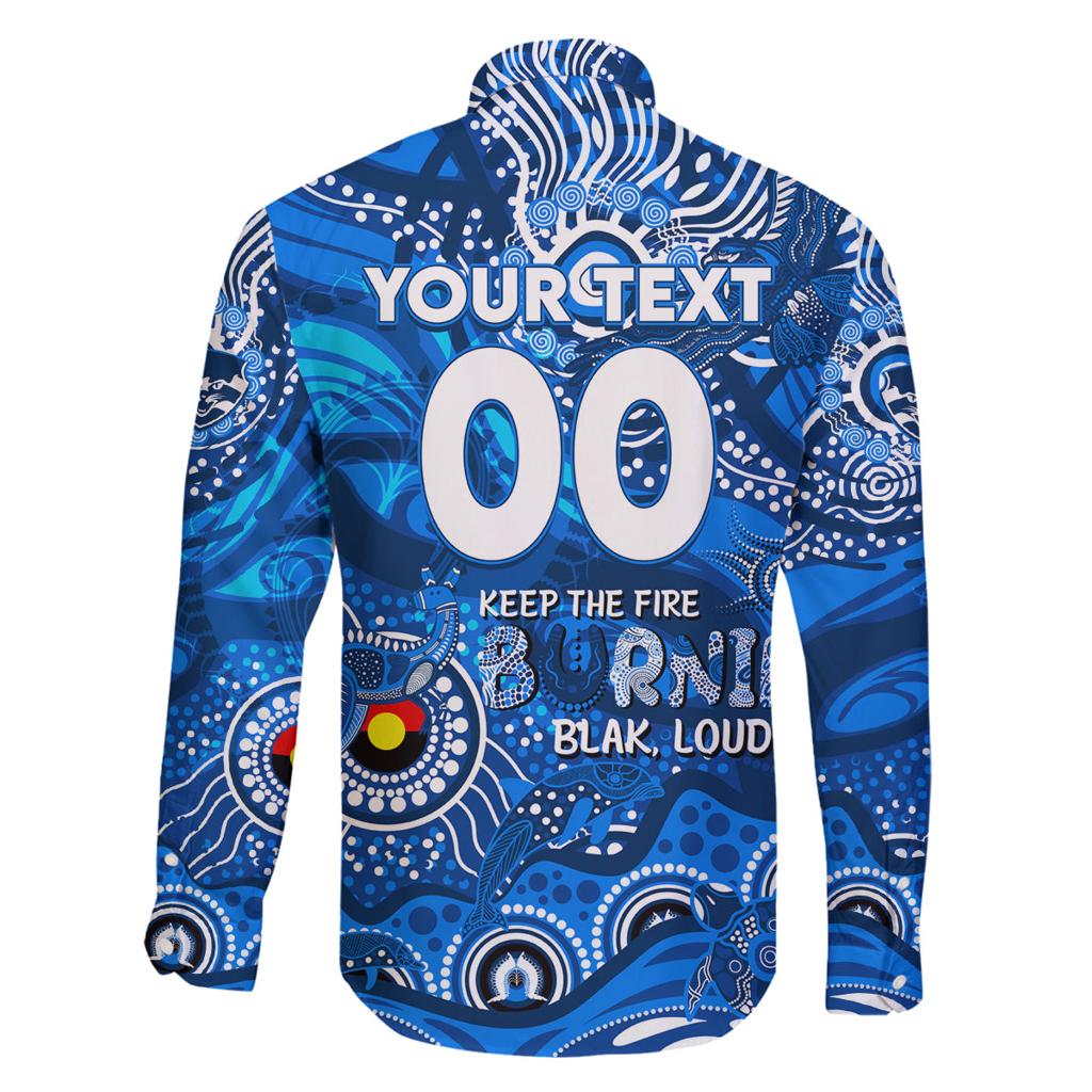 Custom NAIDOC Week 2024 Cats Family Matching Off Shoulder Short Dress and Hawaiian Shirt Aboriginal Animals Keep The Fire Burning