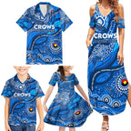 Custom NAIDOC Week 2024 Cats Family Matching Summer Maxi Dress and Hawaiian Shirt Aboriginal Animals Keep The Fire Burning