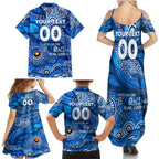 Custom NAIDOC Week 2024 Cats Family Matching Summer Maxi Dress and Hawaiian Shirt Aboriginal Animals Keep The Fire Burning