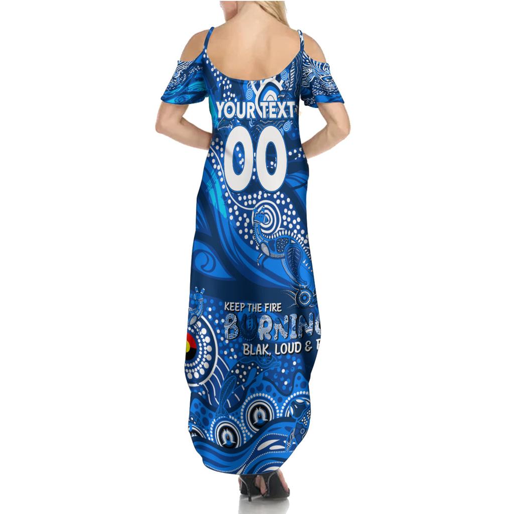 Custom NAIDOC Week 2024 Cats Family Matching Summer Maxi Dress and Hawaiian Shirt Aboriginal Animals Keep The Fire Burning