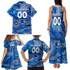 Custom NAIDOC Week 2024 Cats Family Matching Tank Maxi Dress and Hawaiian Shirt Aboriginal Animals Keep The Fire Burning
