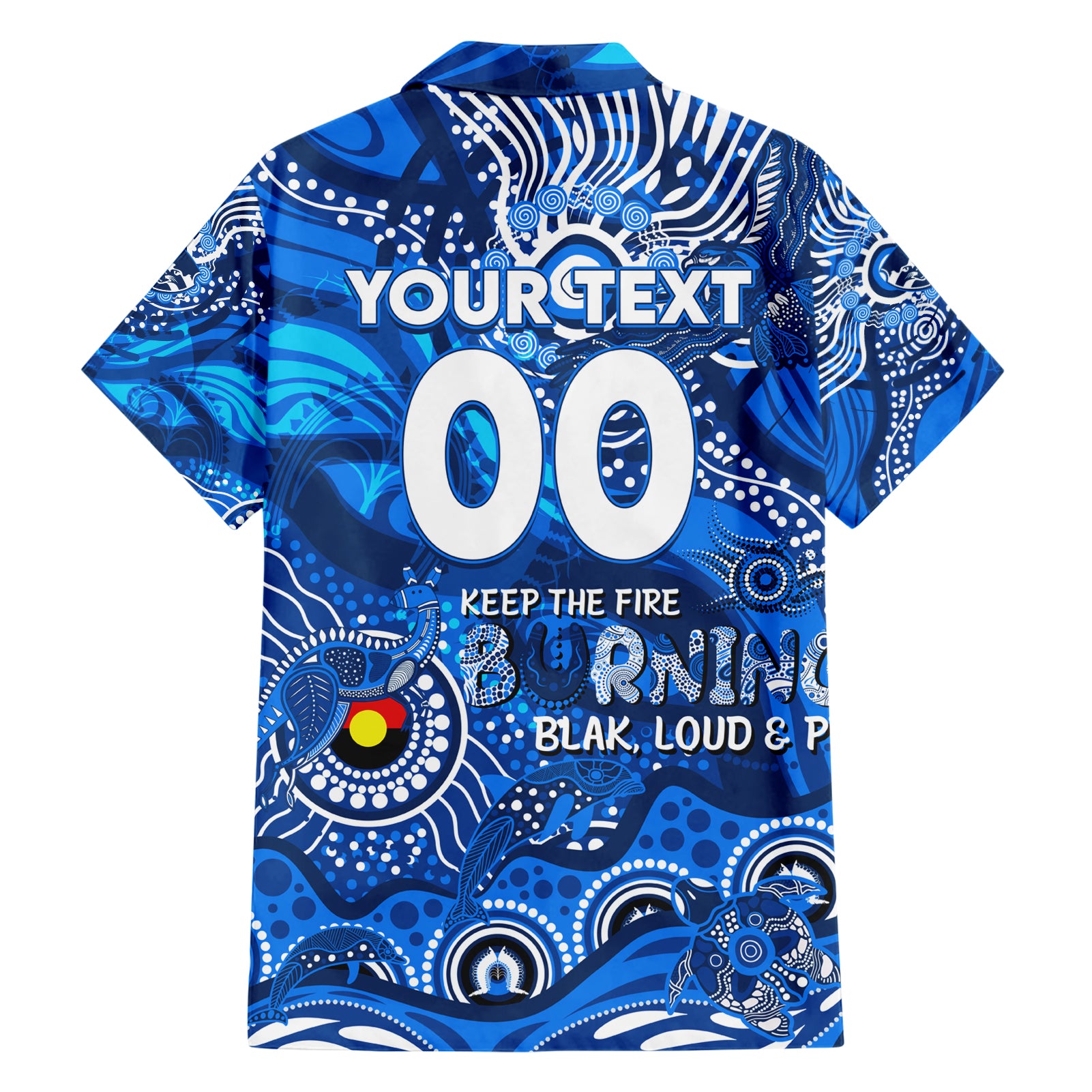 Custom NAIDOC Week 2024 Cats Hawaiian Shirt Aboriginal Animals Keep The Fire Burning