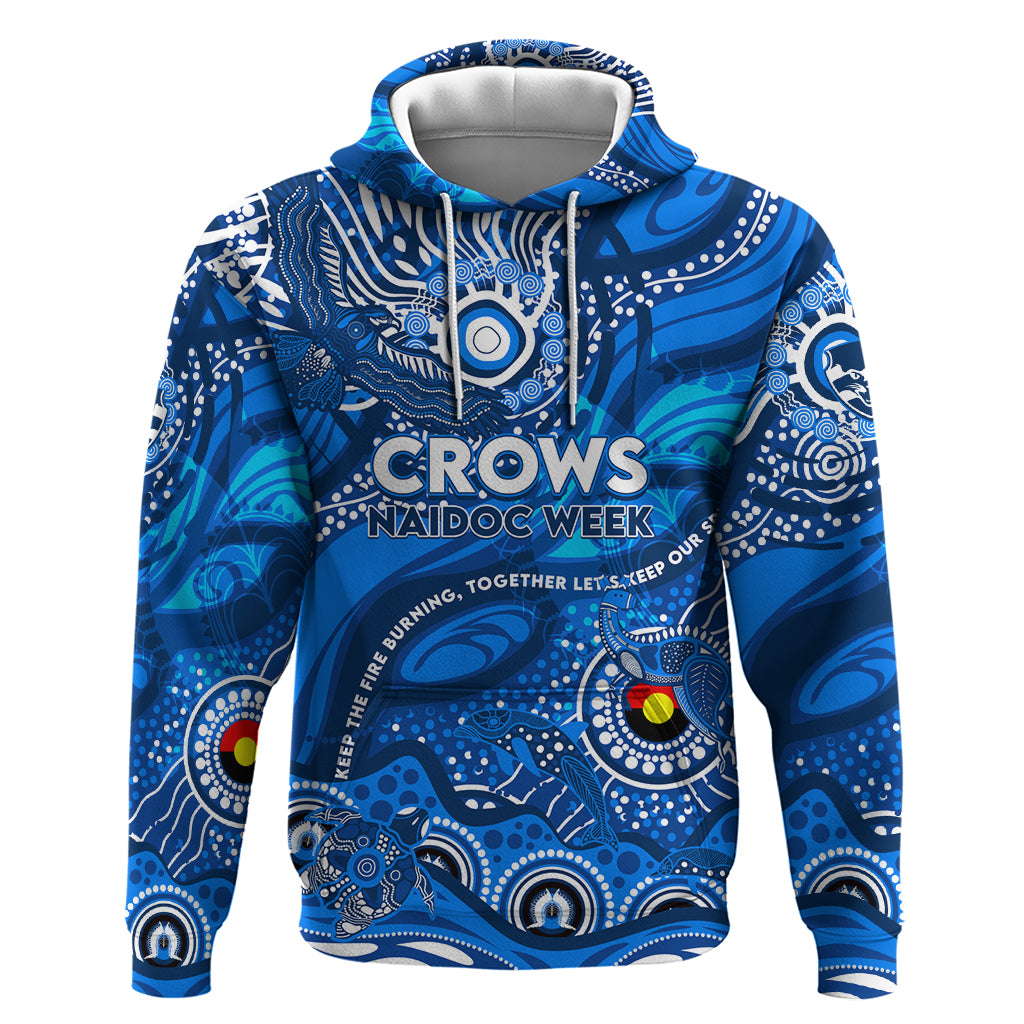 Custom NAIDOC Week 2024 Cats Hoodie Aboriginal Animals Keep The Fire Burning