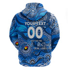 Custom NAIDOC Week 2024 Cats Hoodie Aboriginal Animals Keep The Fire Burning