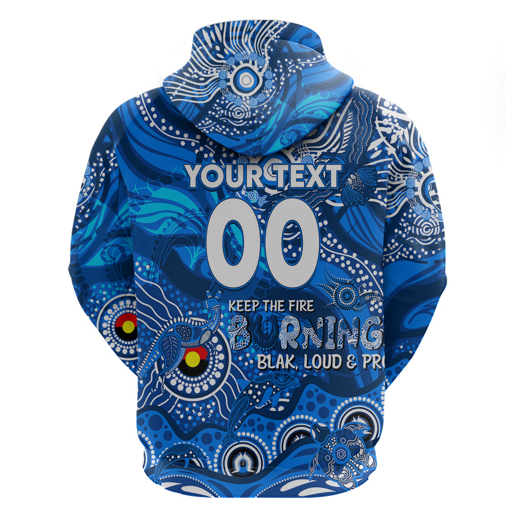 Custom NAIDOC Week 2024 Cats Hoodie Aboriginal Animals Keep The Fire Burning