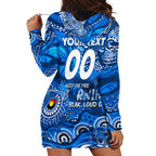 Custom NAIDOC Week 2024 Cats Hoodie Dress Aboriginal Animals Keep The Fire Burning